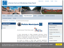 Tablet Screenshot of polizia.comunesanfelice.net