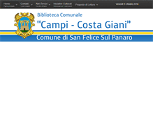 Tablet Screenshot of biblioteca.comunesanfelice.net